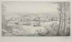 Une vallée en Bourgogne - Alphonse Legros