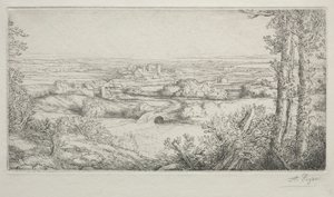 Une Vallée en Bourgogne - Alphonse Legros
