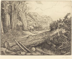 Chez les bûcherons - Alphonse Legros