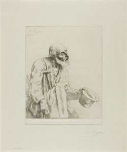 Mendiant avec des béquilles - Alphonse Legros