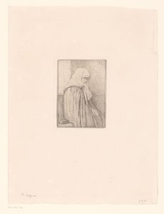 Femme bretonne avec coiffe
