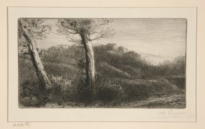 Coucher du soleil - Alphonse Legros