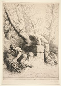 La Mort et le Bûcheron - Alphonse Legros