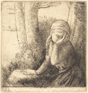 La Jeune Désespérée - Alphonse Legros