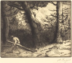 Un coin de forêt en Bourgogne - Alphonse Legros