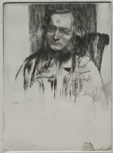 Edwin Edwards, 1861 - Alphonse Legros