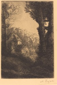 La ferme du coteau; Effet de soleil sur le coteau