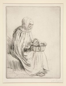 Femme du marché - Alphonse Legros