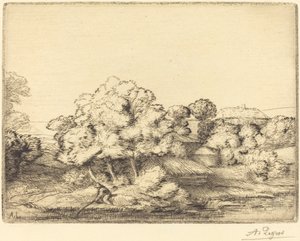 Le hameau près du lac - Alphonse Legros
