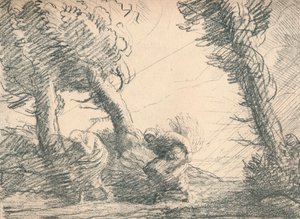 Moissonneurs surpris par la tempête, vers 1900, 1923