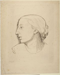 Tête de femme - Alphonse Legros