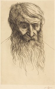 Tête de philosophe (Tête de philosophe) - Alphonse Legros