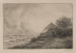 Cabane sur la colline