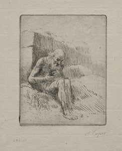 Job 2e plaque - Alphonse Legros