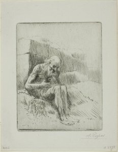 Job, deuxième planche - Alphonse Legros