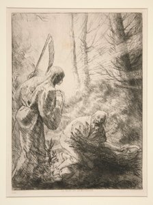 La Mort et le Bûcheron, No. 2 - Alphonse Legros