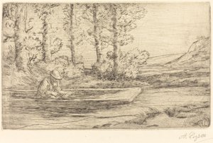 Paysage - Alphonse Legros