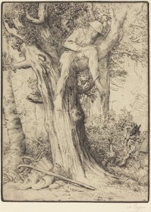 Paysage avec un garçon dans un arbre, dit Le dénicheur d