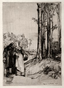La promenade du convalescent, vers 1861