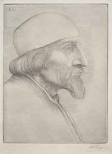 Homme avec une calotte