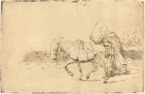 La laitière de Boulogne, 1ère planche - Alphonse Legros