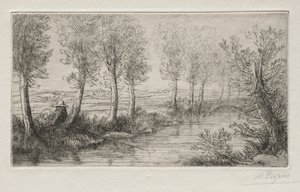 Près du moulin - Alphonse Legros