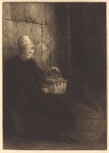 Paysanne des environs de Boulogne dite La femme au panier