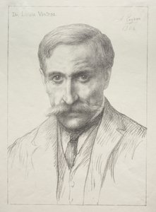 Portrait du Dr Louis Vintras - Alphonse Legros