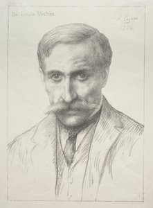 Portrait du Dr Louis Vintras - Alphonse Legros