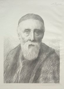 Portrait de George Frederic Watts 2ème Plaque - Alphonse Legros