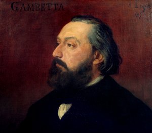 Portrait de Léon Gambetta (1838-1882) homme politique français