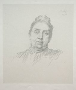 Portrait de Madame Kemp, vue de face (3e planche)