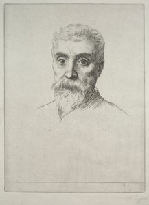 Portrait de Sir Hiram S. Maxim - Alphonse Legros