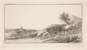 Rentrant le foin - Alphonse Legros