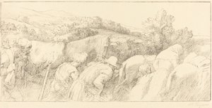 Le retour des paysans - Alphonse Legros