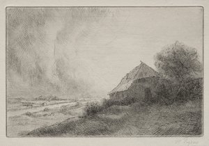 Maison en ruine sur une colline