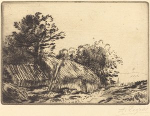 Scène rustique - Alphonse Legros