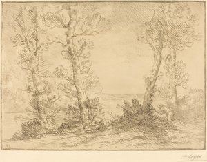 Le pêcheur de saumon - Alphonse Legros