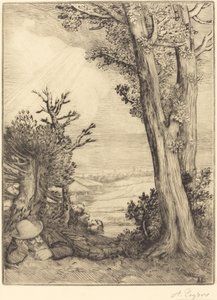Sieste dans la campagne - Alphonse Legros