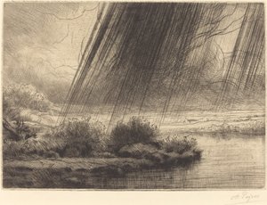 Un orage - Alphonse Legros