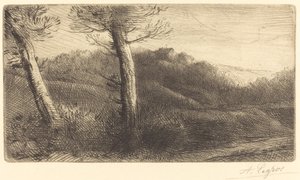 Coucher du soleil - Alphonse Legros