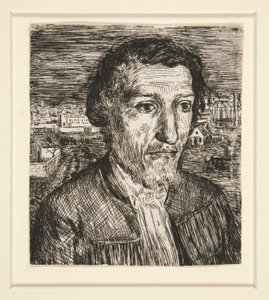 Tête de charpentier - Alphonse Legros
