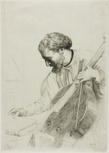 Le joueur de contrebasse