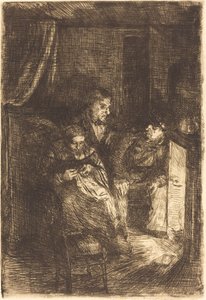 Le Foyer - Alphonse Legros