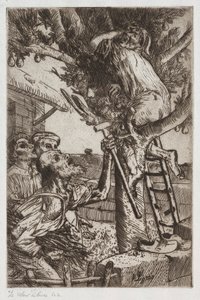 Le Voleur de poires, n° 1, vers 1890 - Alphonse Legros
