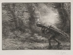 Le retour au cottage - Alphonse Legros