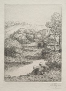 Le Lavoir, dit "Les Laveuses" - Alphonse Legros