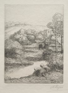 Le Lavoir, dit Les Laveuses - Alphonse Legros
