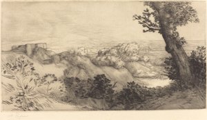 Le haut de la colline - Alphonse Legros