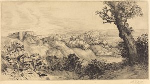 Le haut de la colline - Alphonse Legros